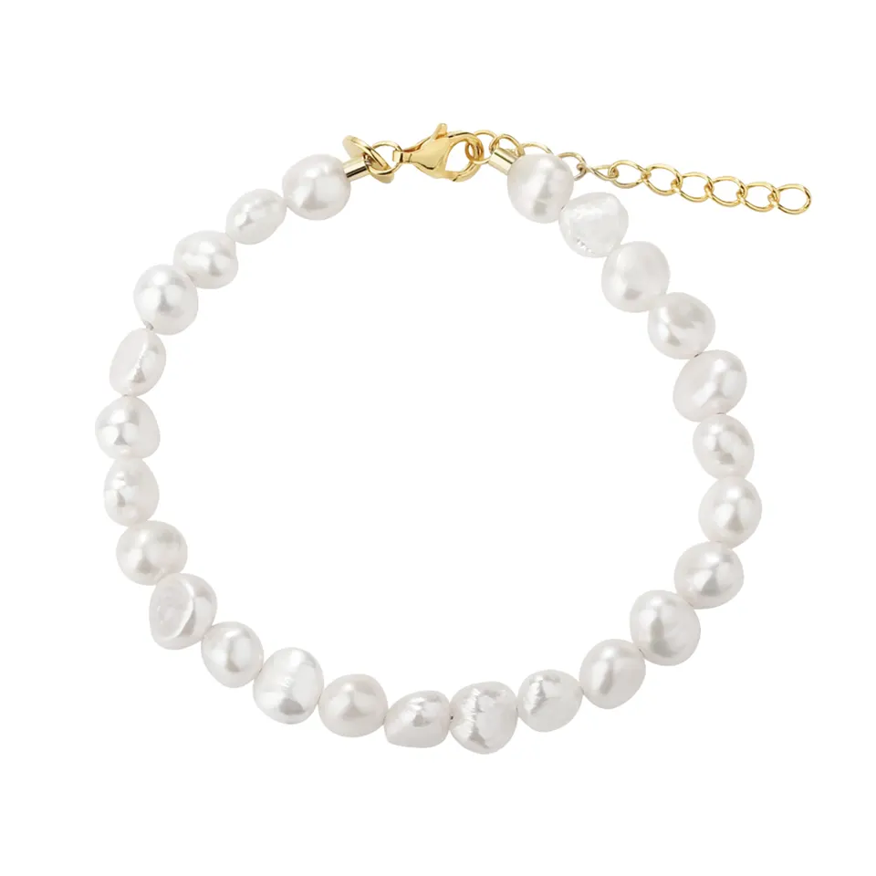 PEARL BRACELET | GOLDEN — produktfoto