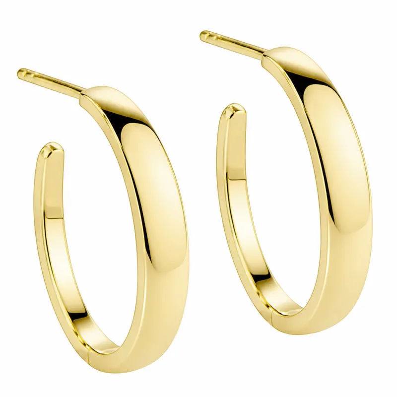 BB HOOP SHINY BIG 30 MM | GOLDEN — produktfoto