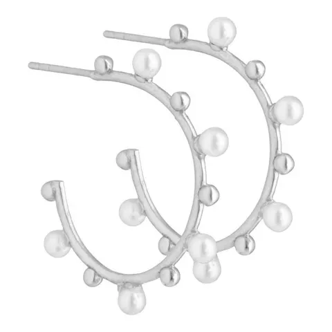 *LYKKE HOOPS | SILVER — produktfoto