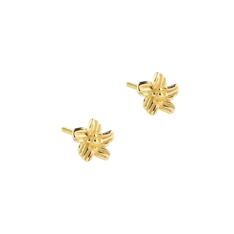 JASMIN SMALL EARSTUD | GOLDEN — produktfoto