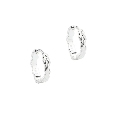 MILA HOOP 15 MM. | SILVER — produktfoto