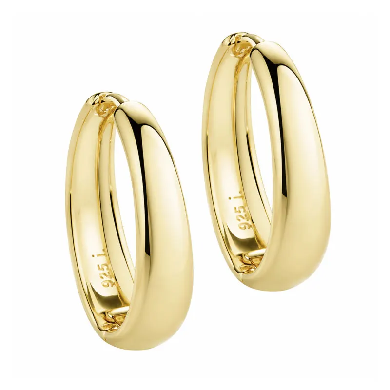EMMA HOOP 20 MM. | GOLDEN — produktfoto