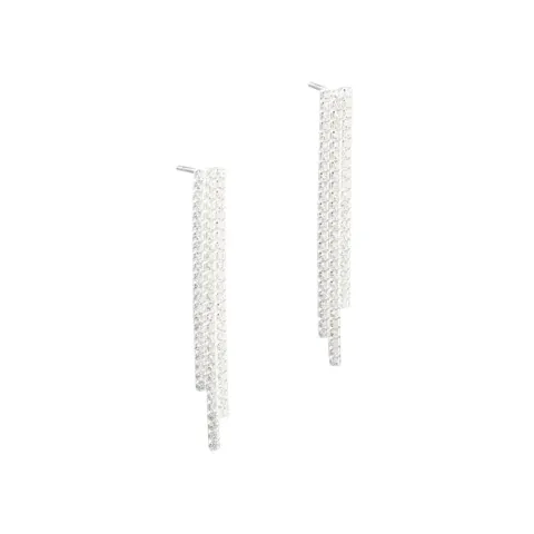 *TENNIS DARLING EARSTUD  |  SILVER — produktfoto