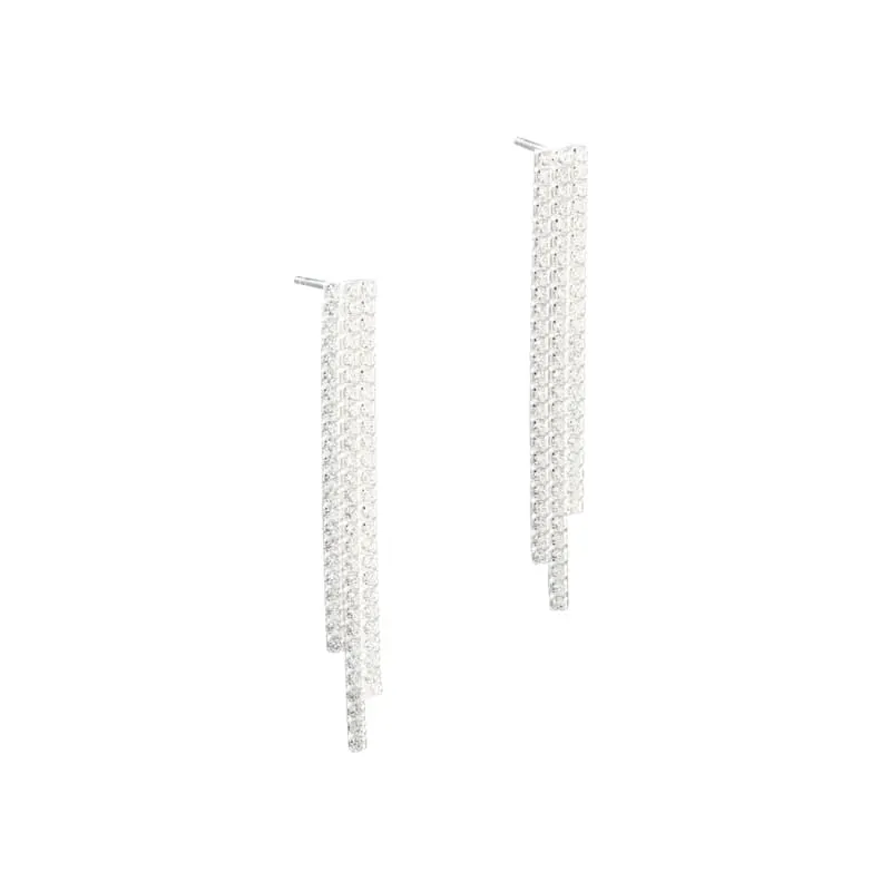 *TENNIS DARLING EARSTUD  |  SILVER — produktfoto