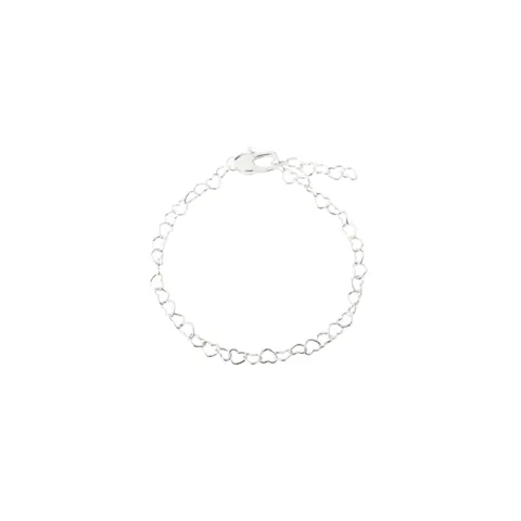 LOVE ME HEART BRACELET | SILVER — produktfoto