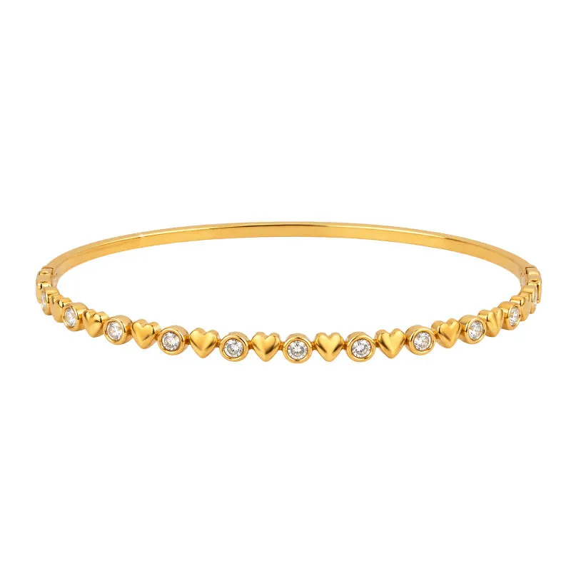 STELLAR HEART BANGLE | BAY — produktfoto