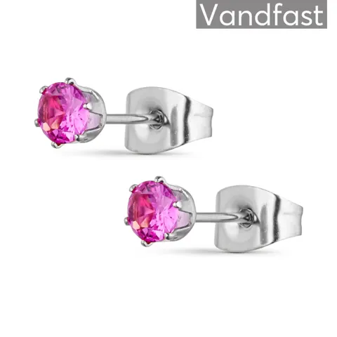 ANNEBRAUNER Princess 4mm Rose Øreringe — produktfoto