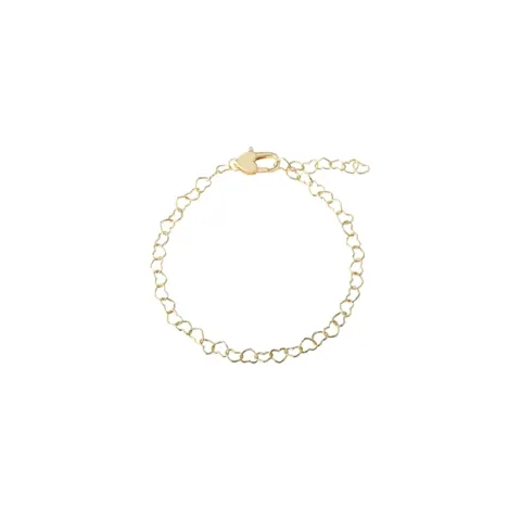 LOVE ME HEART BRACELET | GOLDEN — produktfoto