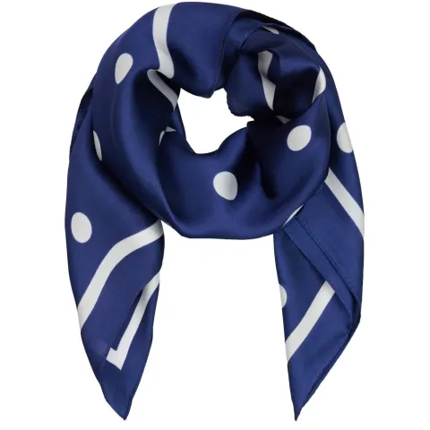 Marta du Chateau dame tørklæde MdcJuline FA-Scarf - Navy1515 — produktfoto