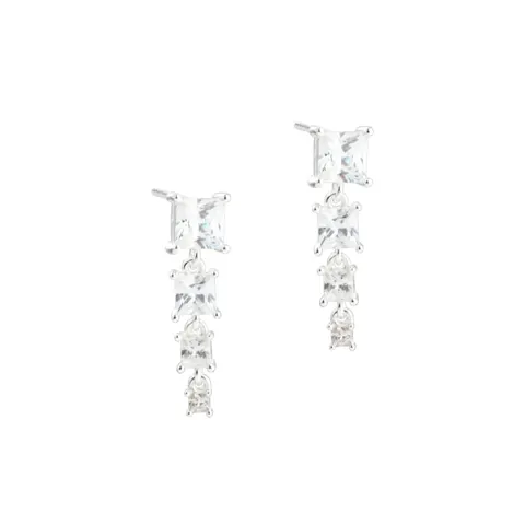 *EDGE LONG EARSTUD |  SILVER — produktfoto