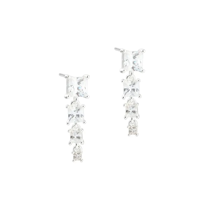 *EDGE LONG EARSTUD |  SILVER — produktfoto
