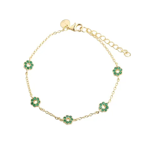 *VERDE FLOWER BRACELET | GOLDEN — produktfoto