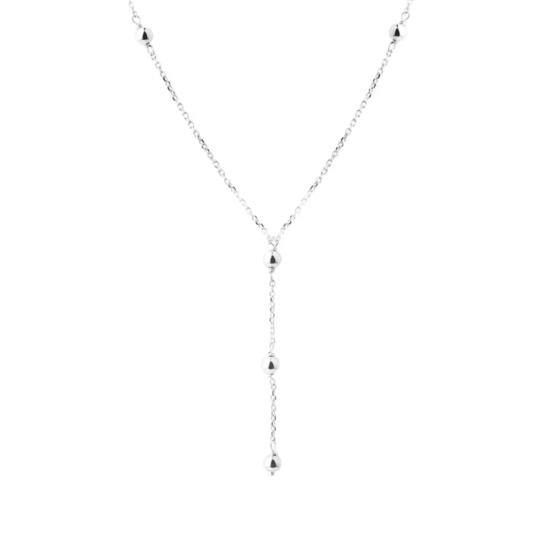 ALBA Y-NECKLACE | SILVER — produktfoto