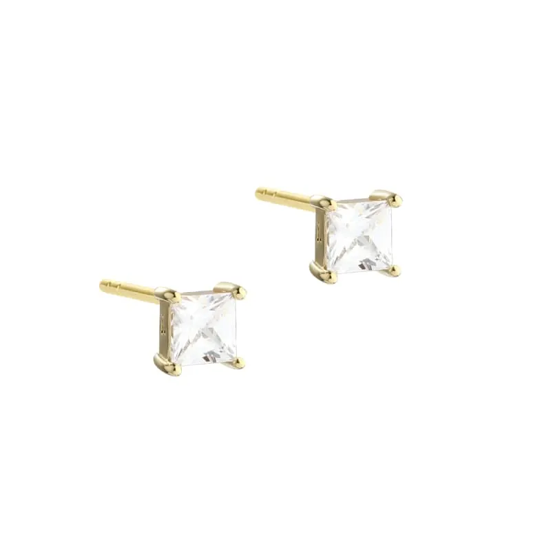 *EDGE MEDIUM EARSTUD |  GOLDEN — produktfoto