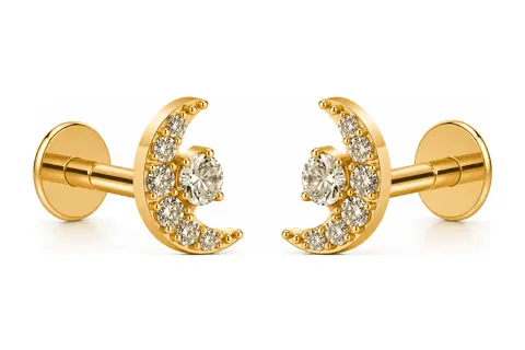 CLAIRE MOON EARRING | BAY — produktfoto