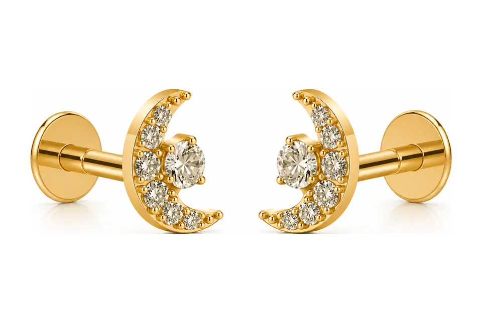 CLAIRE MOON EARRING | BAY — produktfoto