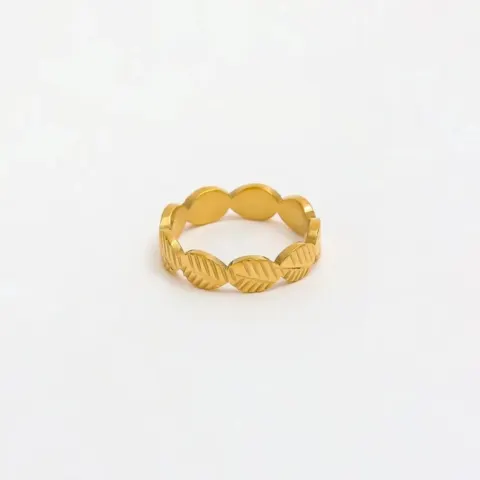 Muun Studios Olive - Ring R090 - Guld — produktfoto