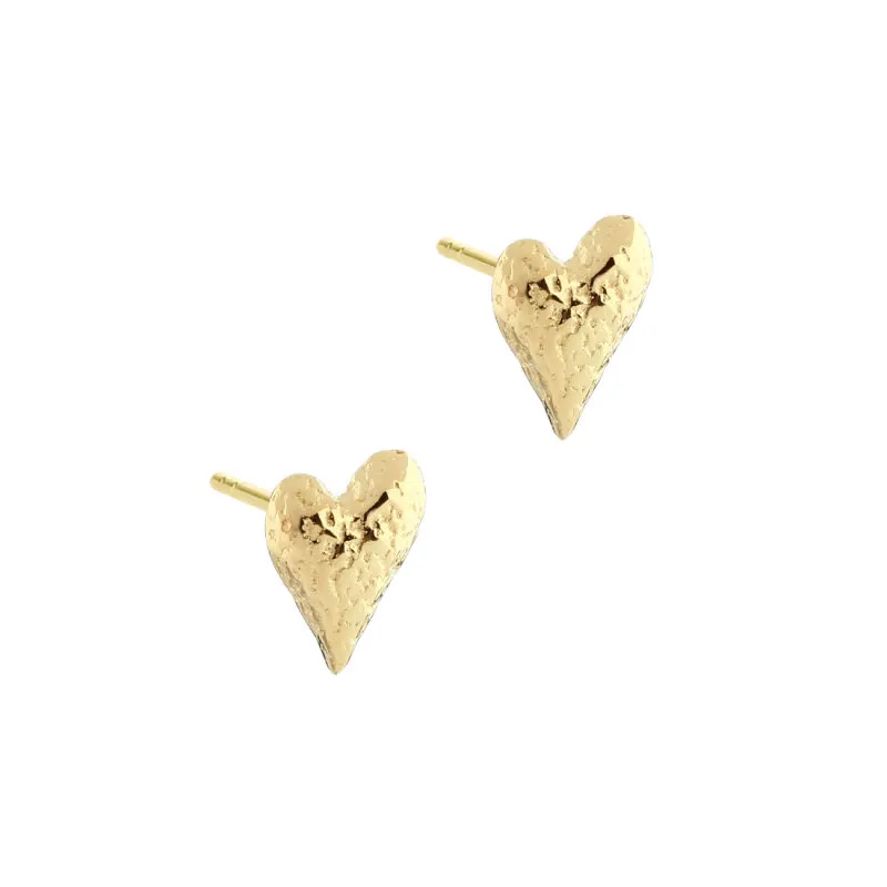 LOVE ME SMALL EARSTUD | GOLDEN — produktfoto