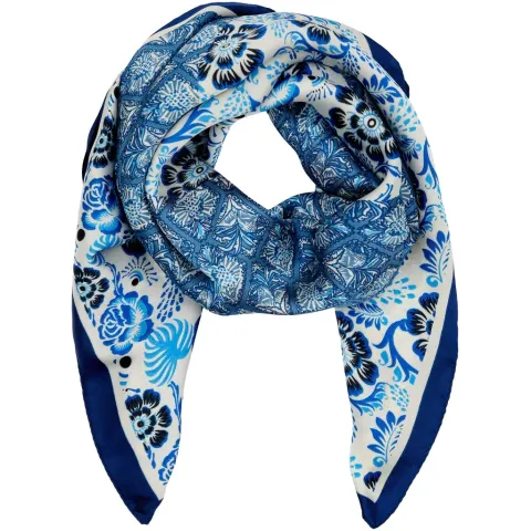 Marta du Chateau dame tørklæde MdcJuline FA-Scarf - Blue3874 — produktfoto