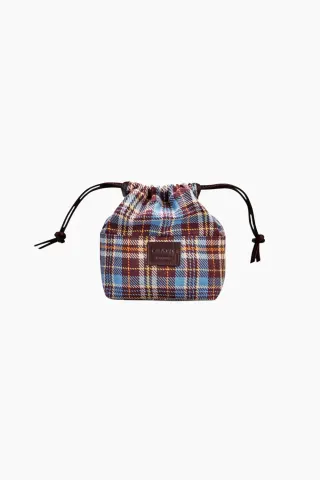 Misu Mini Innerbag - Pille Tartan Gold - Cala Jade — produktfoto