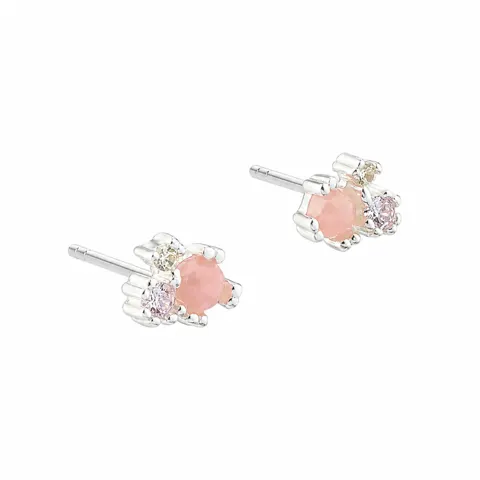 COSTA ROSE EARSTUD | SILVER — produktfoto