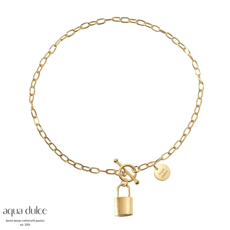 *LOCK LOVE BRACELET | GOLDEN — produktfoto