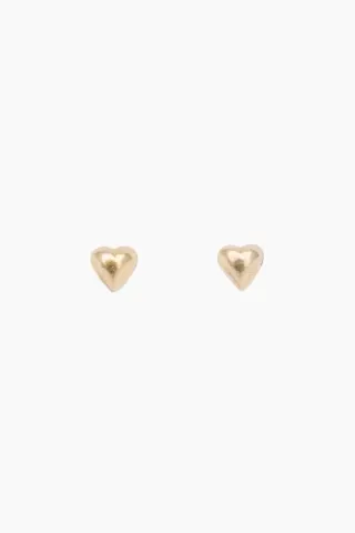 Heart Studs - Goldplated - Pico — produktfoto