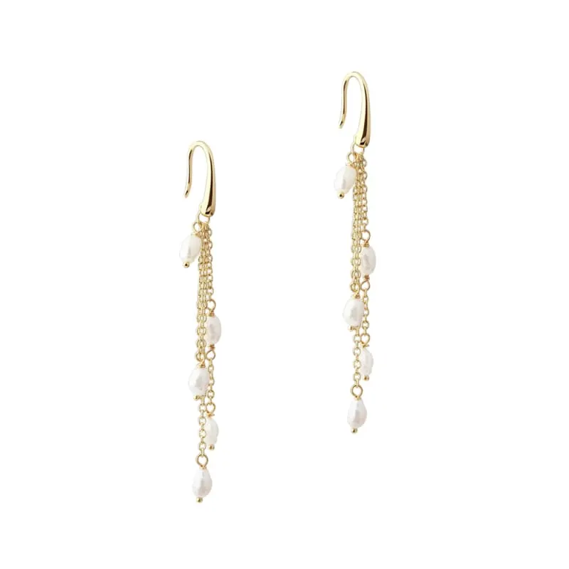 MOONLIGHT EARHOOK | GOLDEN — produktfoto