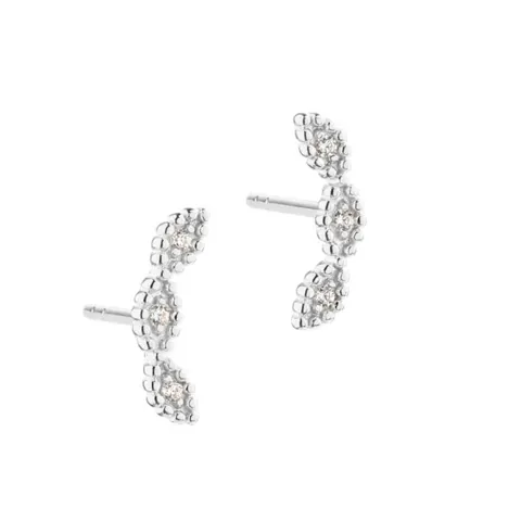 *FLOWERS UP THE EAR | SILVER — produktfoto