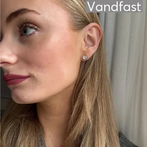 ANNEBRAUNER Princess 6 mm Clear Øreringe — produktfoto