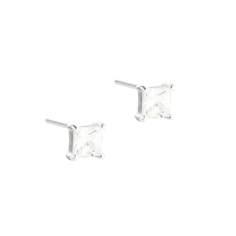 *EDGE MEDIUM EARSTUD |  SILVER — produktfoto