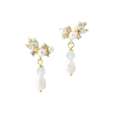 SINNA PEARL EARSTUD | GOLDEN — produktfoto