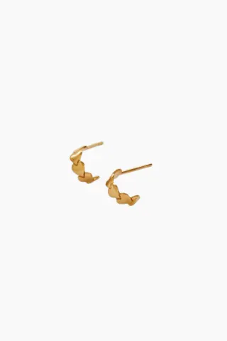 Petit Love Heart Creol Mini - Gold - Stine A — produktfoto