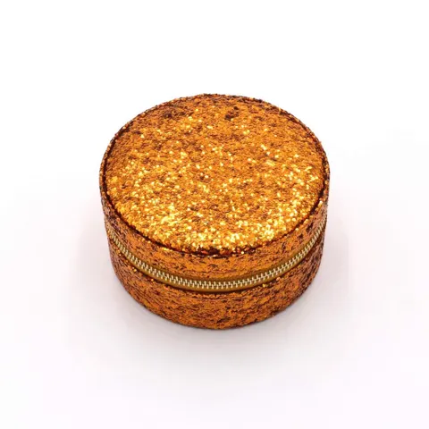 ANNEBRAUNER Jewellery Round Orange Smykkeskrin — produktfoto