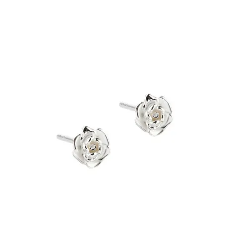 ROSE EARSTUD | SILVER — produktfoto