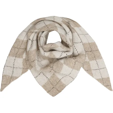Marta du Chateau dame tørklæde MdcGretzel BA-3446 - Taupe/Beige — produktfoto