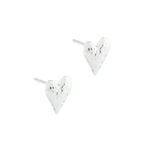 LOVE ME SMALL EARSTUD | SILVER — produktfoto