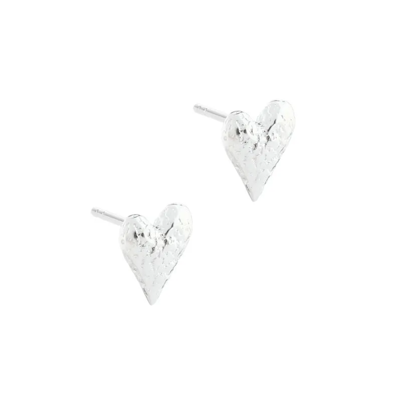 LOVE ME SMALL EARSTUD | SILVER — produktfoto