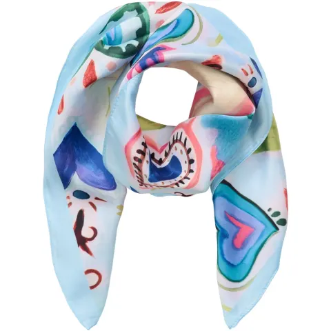 Marta du Chateau dame tørklæde MdcFinja BA-Scarf - Blue3329 — produktfoto