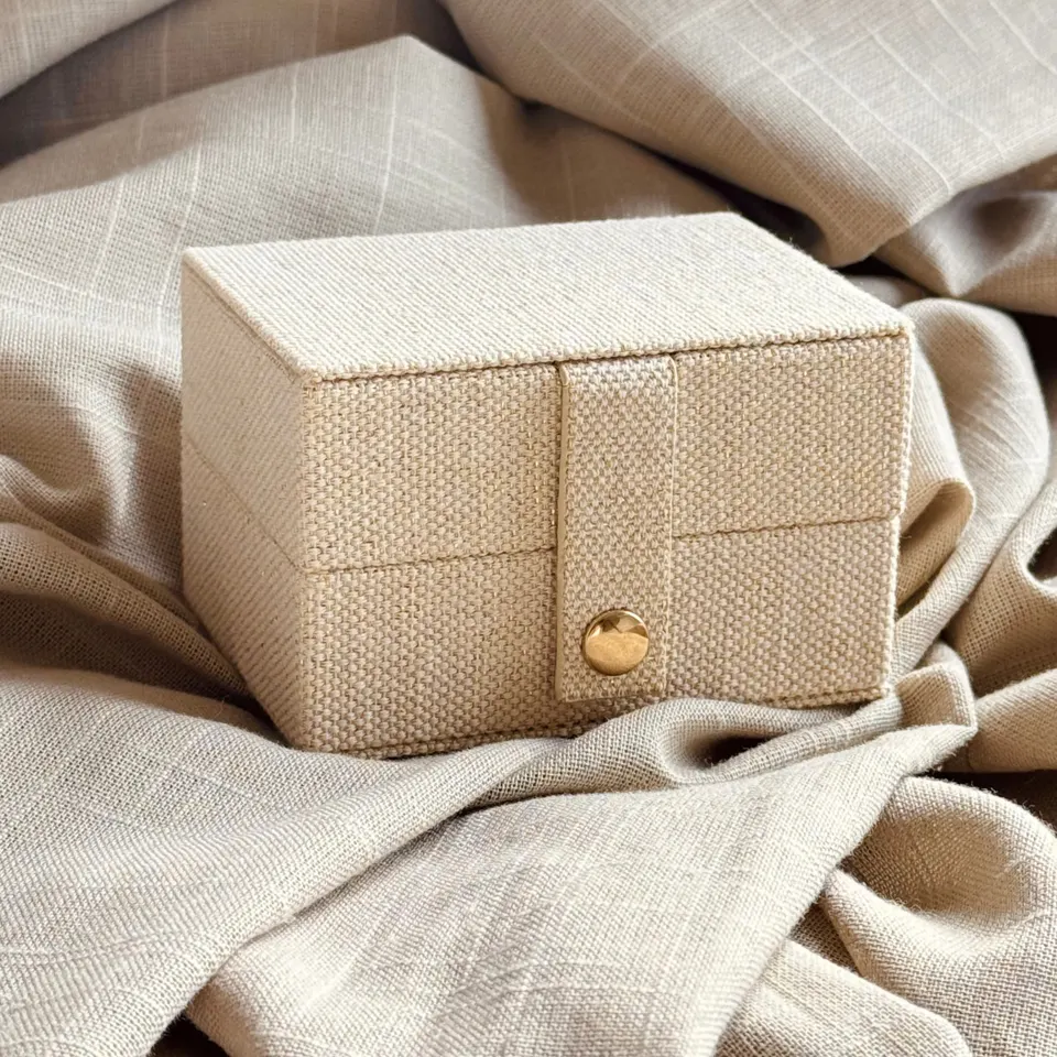 JEWELLERY BOX MINI | SAND - Tarif kode 4202 92 98 90 — produktfoto