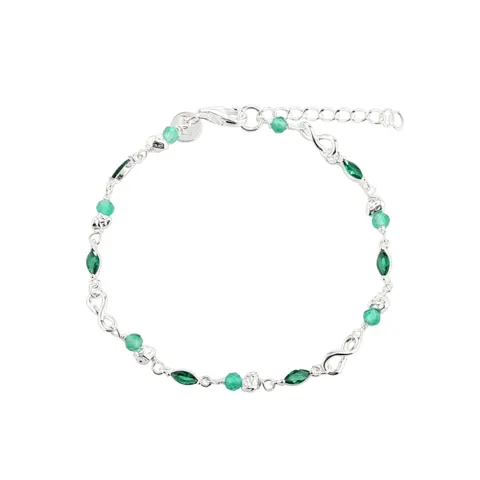 GREEN GARDEN BRACELET | SILVER — produktfoto