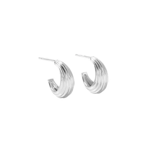 *SUE HOOP SMALL | SILVER — produktfoto