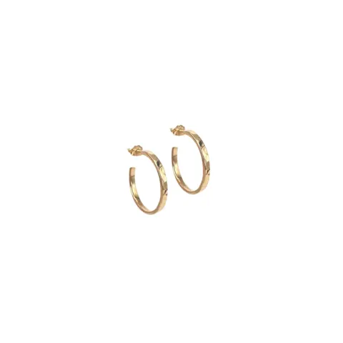 *ELENA HOOP MEDIUM | GOLDEN — produktfoto