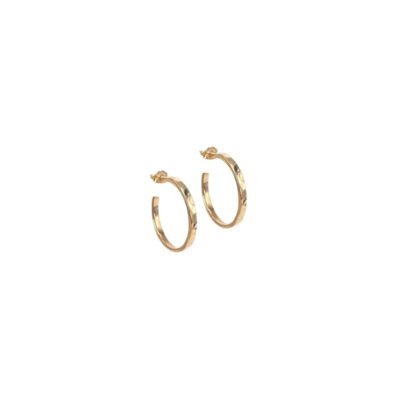 *ELENA HOOP MEDIUM | GOLDEN — produktfoto
