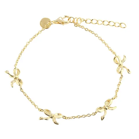 *CURVE BOW BRACELET | GOLDEN — produktfoto