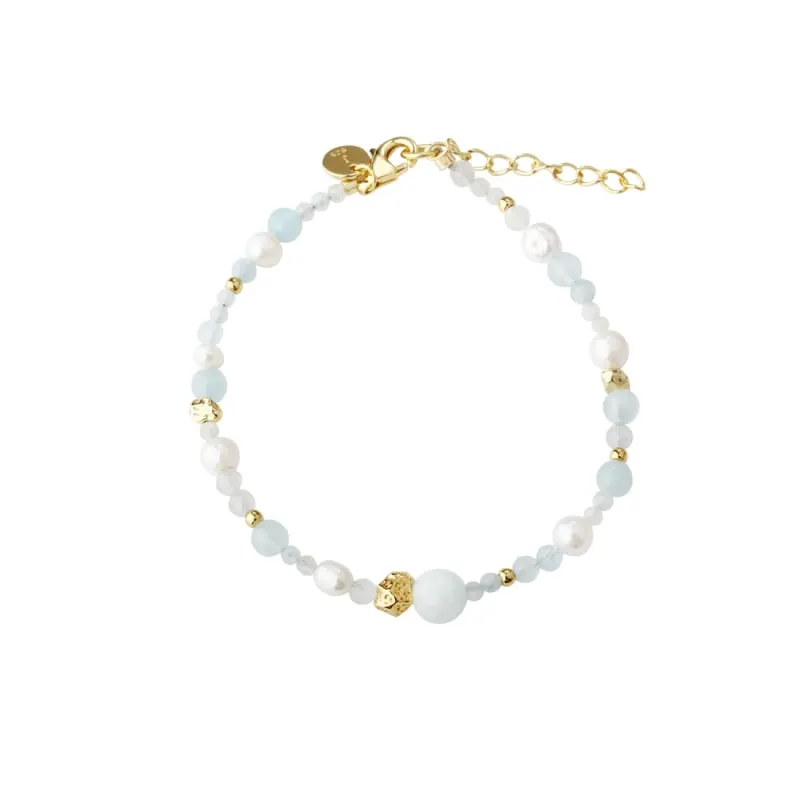 SINNA PEARL BRACELET | GOLDEN — produktfoto
