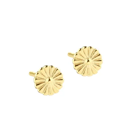 TINY DAISY EARSTUD | GOLDEN — produktfoto