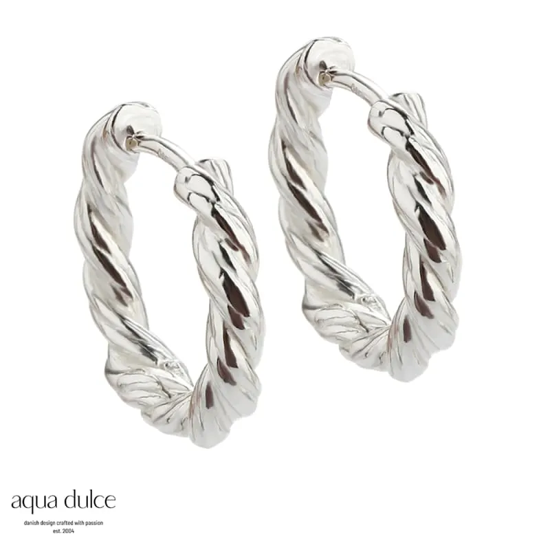 *CURLY HOOP MEDIUM | SILVER — produktfoto