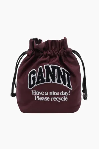 Pouch Nylon Ganni Logo B3010352 - Windsor Wine  - GANNI — produktfoto